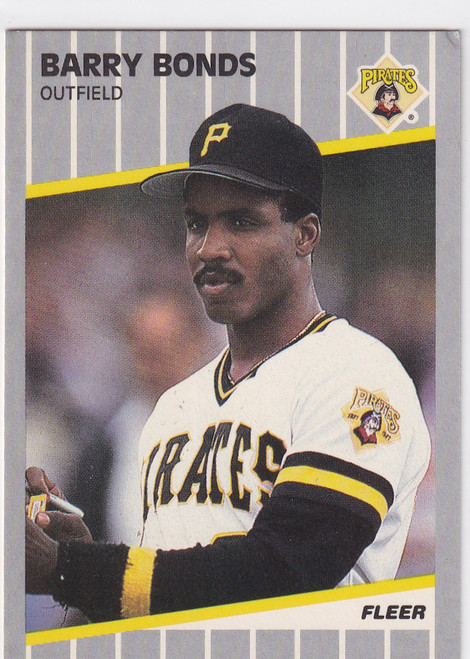 1989 FLEER #202 BARRY BONDS- PITTSBURGH PIRATES