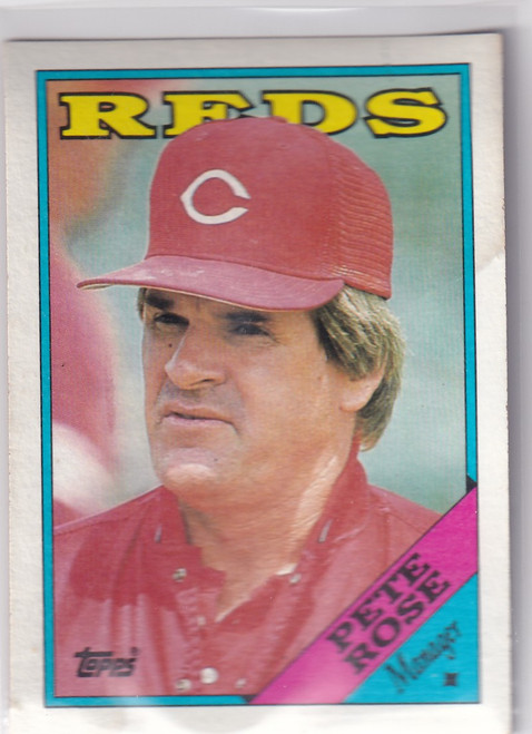 1988 TOPPS #475 PETE ROSE- CINCINNATI REDS