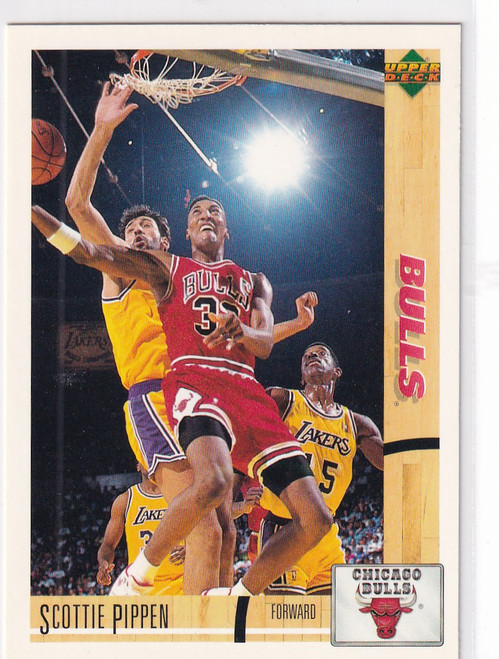 1992 UPPER DECK #39 SCOTTIE PIPPEN- CHICAGO BULLS