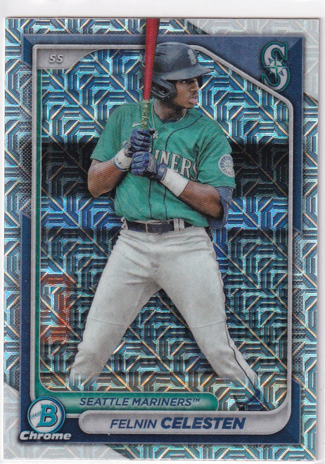 2024 BOWMAN CHROME #BCP-94 FELNIN CELESTEN MOJO- SEATTLE MARINERS