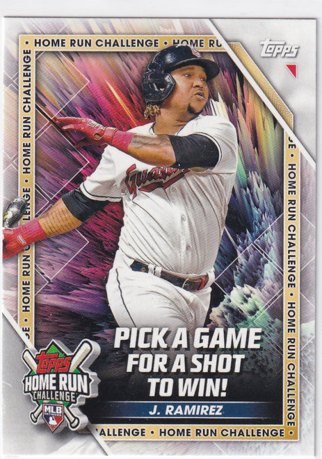 2023 TOPPS #HRC-14 JOSE RAMIREZ HOME RUN CHALLENGE- CLEVELAND GUARDIANS