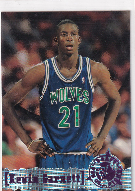 1996 TOPPS #343 KEVIN GARNETT- MINNESOTA TIMBERWOLVES