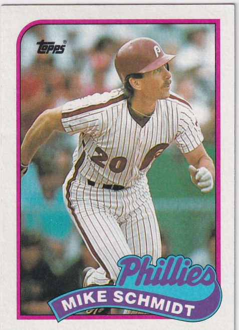 1989 TOPPS #100 MIKE SCHMIDT- PHILADELPHIA PHILLIES