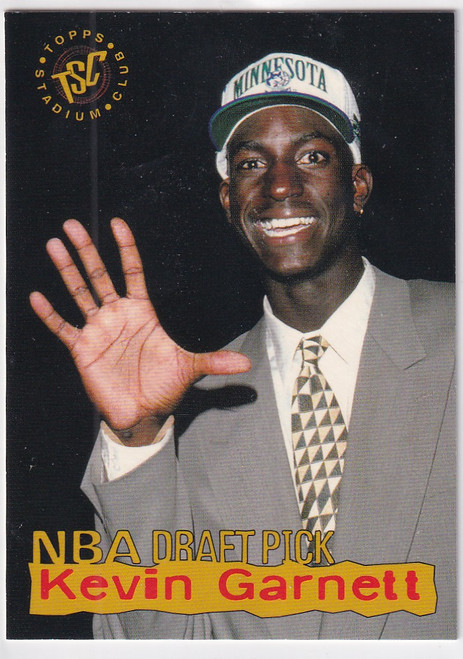 1995 TOPPS #5 KEVIN GARNETT- MINNESOTA TIMBERWOLVES