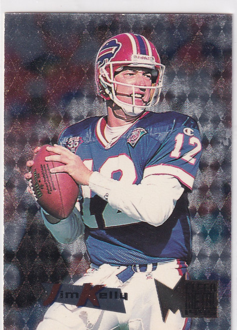 1995 FLEER METAL #17 JIM KELLY- BUFFALO BILLS