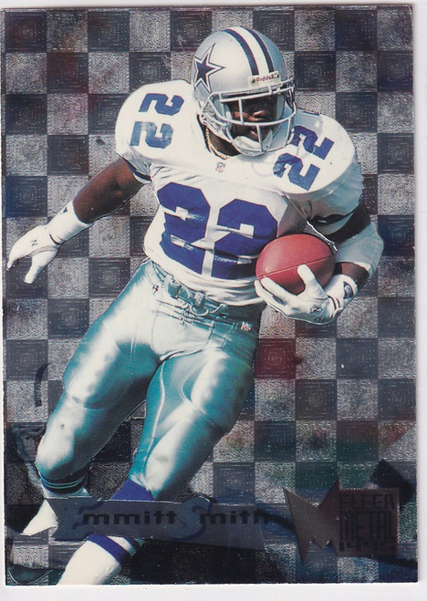 1995 FLEER METAL #53 EMMITT SMITH- DALLAS COWBOYS