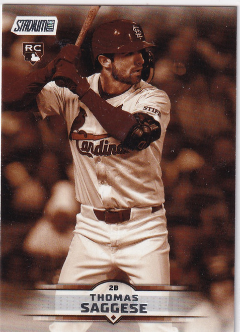 2025 TOPPS STADIUM #157 THOMAS SAGGESE- ST LOUIS CARDINALS