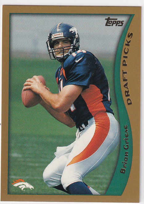 1998 TOPPS #346 BRIAN GRIESE DRAFT PICKS- DENVER BRONCOS