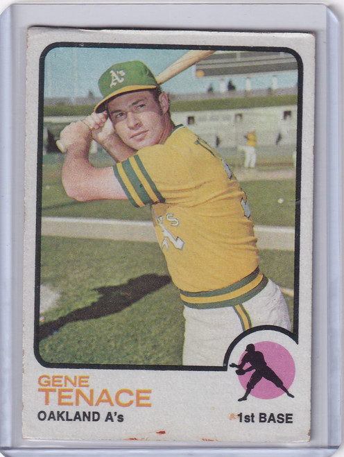 1973 Topps Baseball #524 Gene Tenace - Oakland Athletics