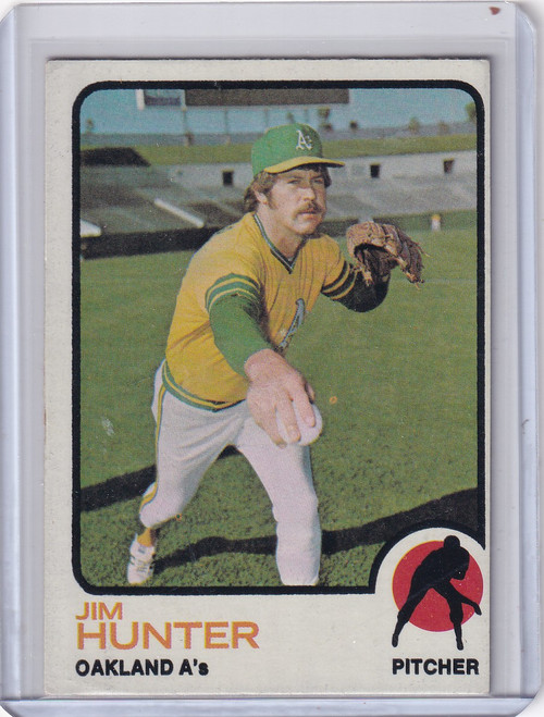 1973 Topps Baseball #235 Jim Hunter - Oakland Athletics
