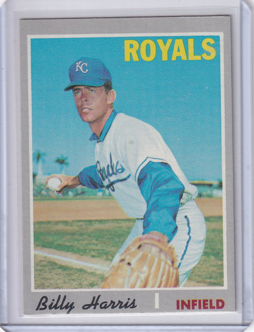 1970 Topps Baseball #512 Billy Harris - Kansas City Royals