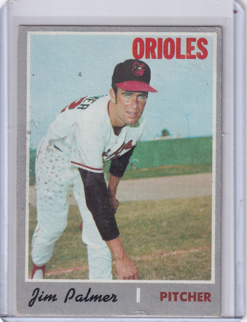 1970 Topps Baseball #449 Jim Palmer - Baltimore Orioles