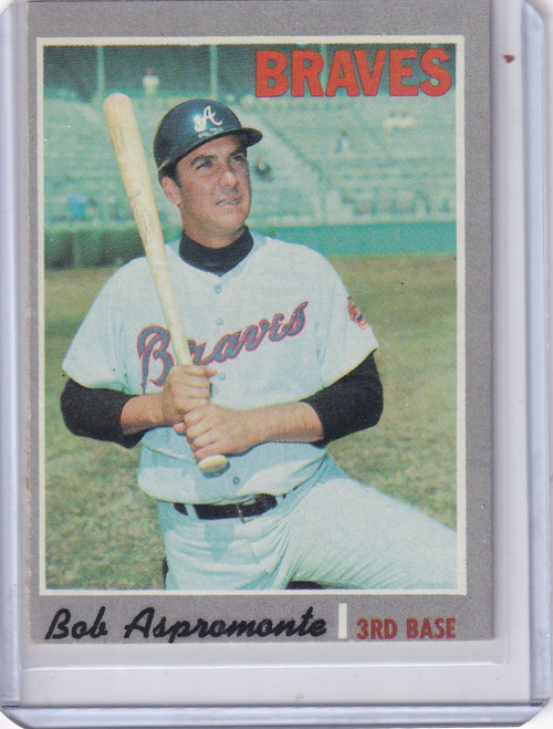 1970 Topps Baseball #529 Bob Aspromonte - Atlanta Braves