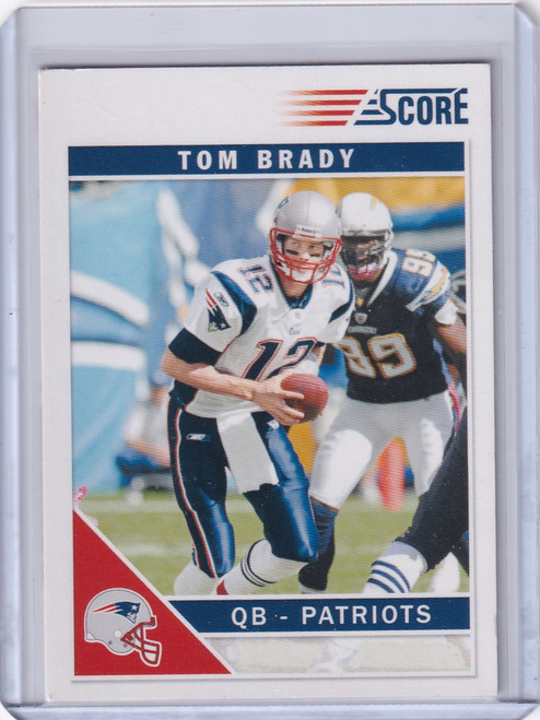 2011 Panini Score #176 Tom Brady - New England Patriots