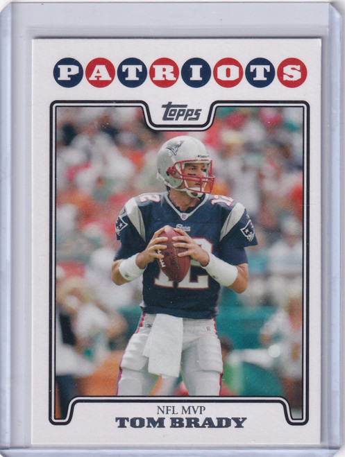 2008 Topps Football NFL MVP #328 Tom Brady - Patriots