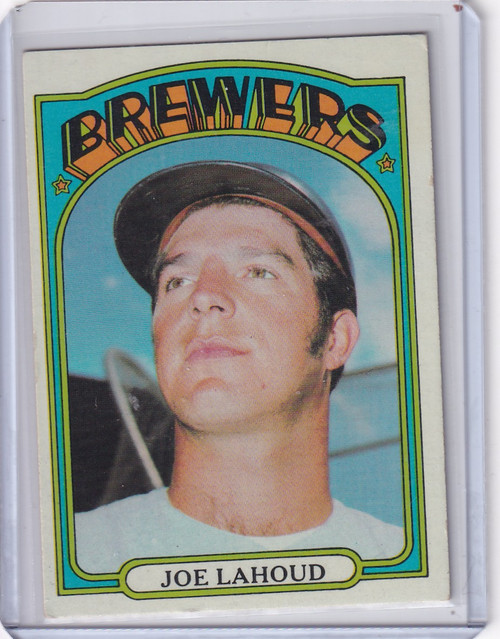 1972 Topps Baseball #321 Joe Lahoud - Milwaukee Brewers
