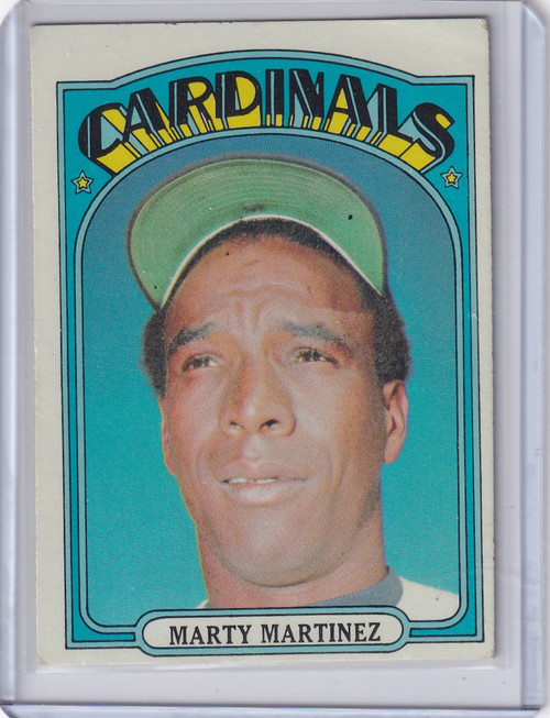 1972 Topps Baseball #336 Marty Martinez - St. Louis Cardinals