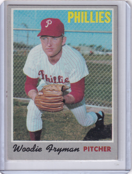 1970 Topps Baseball #677 Woodie Fryman - Philadelphia Phillies