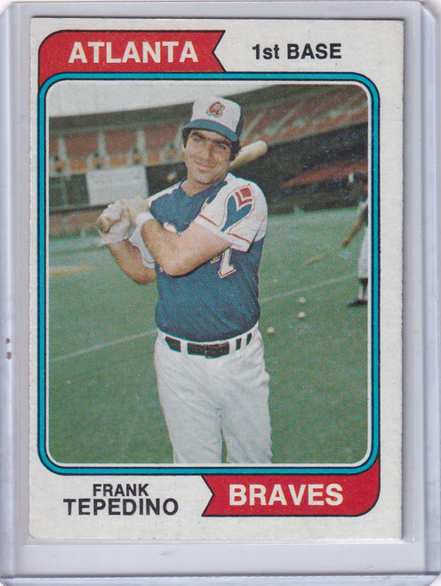 1974 Topps Baseball #526 Frank Tepedino - Atlanta Braves