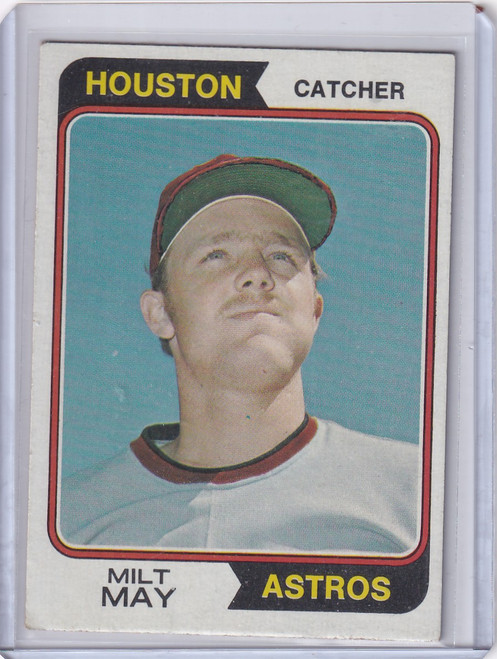 1974 Topps Baseball #293 Milt May - Houston Astros