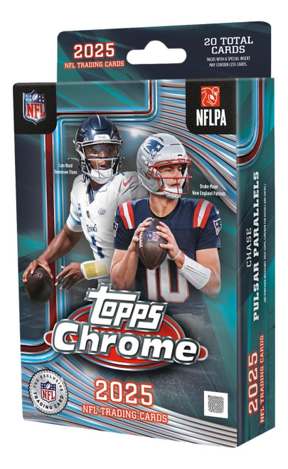 2025 Topps Chrome Football Hanger Box