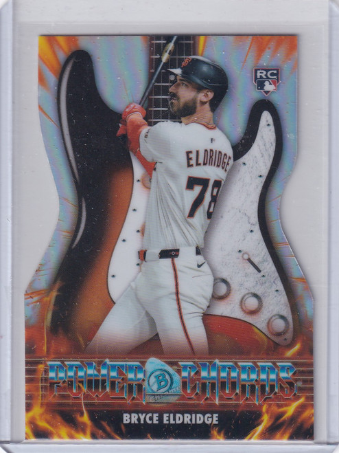 2026 Bowman Chrome Power Chords Die-Cut #PC-16 Bryce Eldridge - Giants