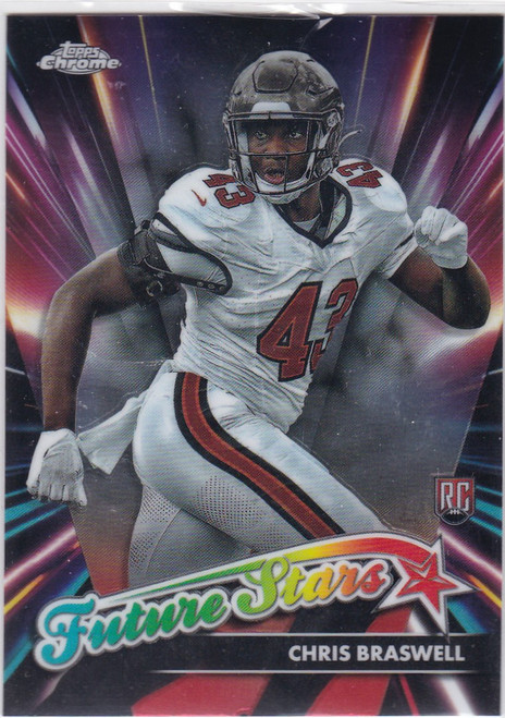 2024 Topps Chrome #FS-6 Chris Braswell Future Stars RC Tampa Bay Buccaneers