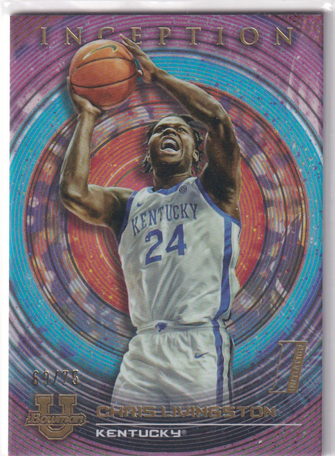 2023 TOPPS INCEPTION #29 CHRIS LIVINGSTON 69/75- KENTUCKY