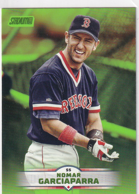 2025 TOPPS STADIUM #20 NOMAR GARCIAPARRA GREEN- BOSTON RED SOX
