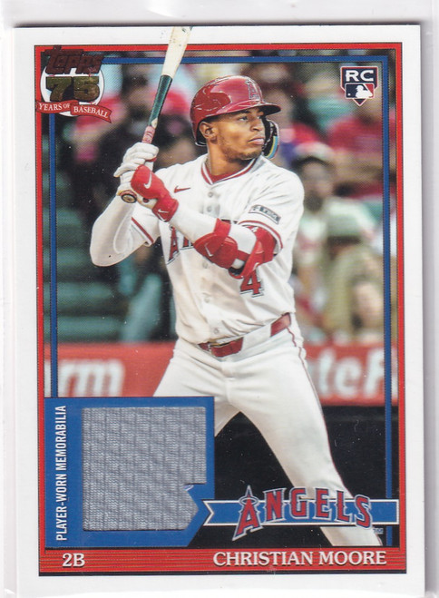 2026 TOPPS #91R-CM CHRISTIAN MOORE PATCH- ANGELS
