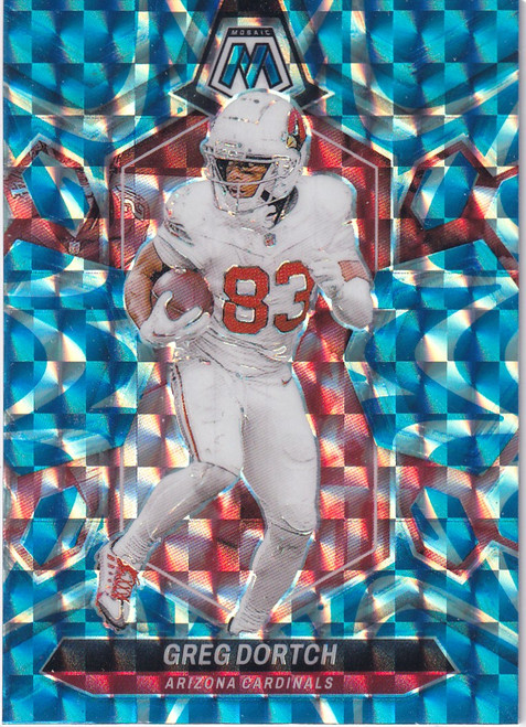 2024 PRIZM #4 GREG DORTCH BLUE REACTIVE- ARIZONA CARDINALS
