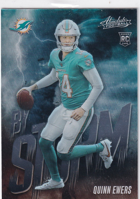 2025 ABSOLUTE #13 QUINN EWERS BY STORM- MIAMI DOLPHINS