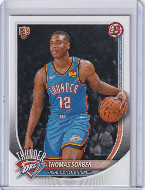 2025-26 Bowman Basketball #15 Thomas Sorber - Oklahoma City Thunder