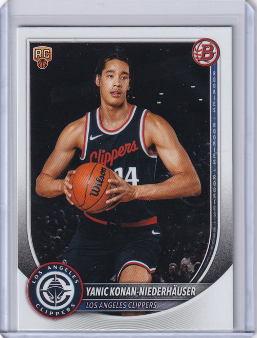2025-26 Bowman Basketball #30 Yanic Konan-Niederhäuser - Los Angeles Clippers