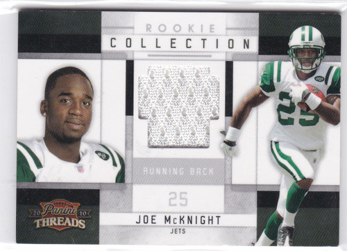 2010 Panini Threads Rookie Collection Materials #20 Joe McKnight 166/299 Jets