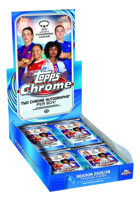 2025-26 Topps Chrome UEFA Womens Club Competitions Hobby Box