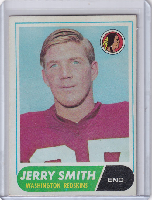 1968 Topps Football #140 Jerry Smith - Washington Redskins