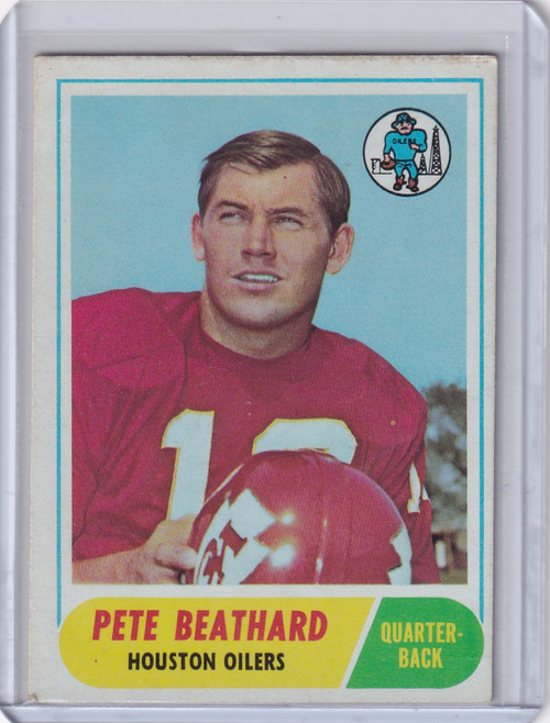 1968 Topps Football #198 Pete Beathard - Houston Oilers
