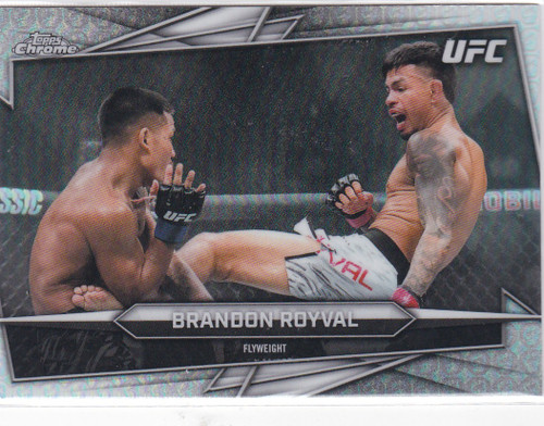 2026 Topps Chrome UFC #54 Brandon Royval UFC Glove Refractor