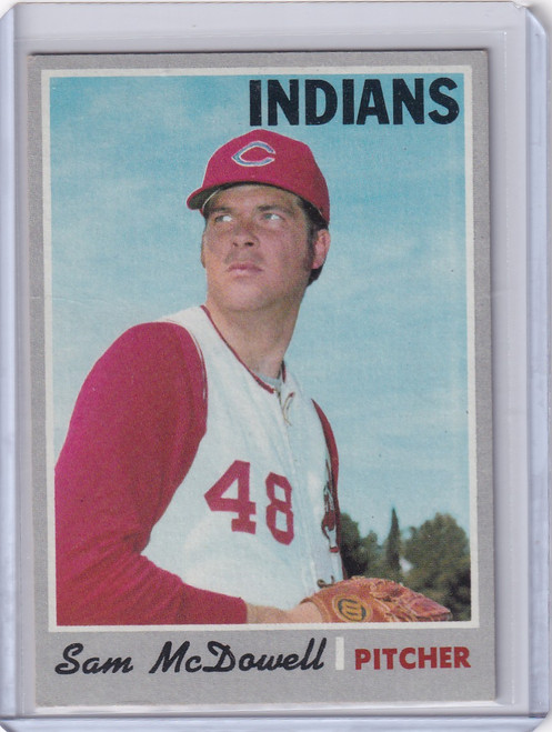 1970 Topps Baseball #650 Sam McDowell - Cleveland Indians