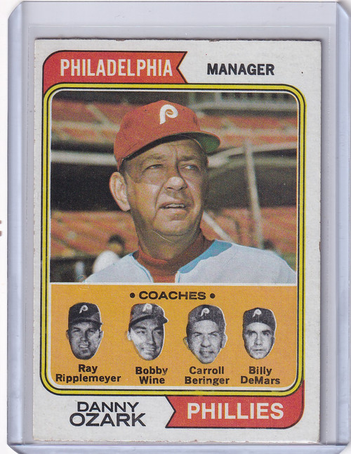 1974 Topps Baseball #119 Phillies Field Leaders