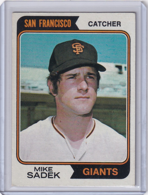 1974 Topps Baseball #577 Mike Sadek - San Francisco Giants RC