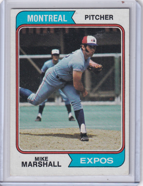 1974 Topps Baseball #73 Mike Marshall - Montreal Expos