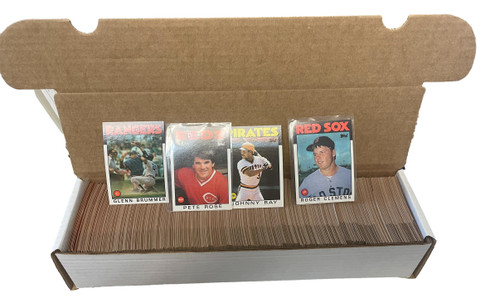 1986 Topps Baseball Complete Hand Set