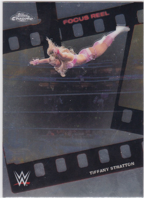 2026 Topps Chrome WWE #FR-19 Tiffany Stratton Focus Reel