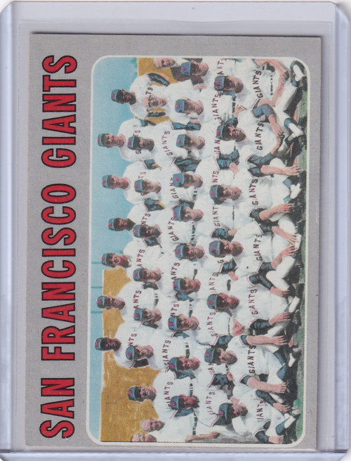 1970 Topps Baseball #696 San Francisco Giants Team