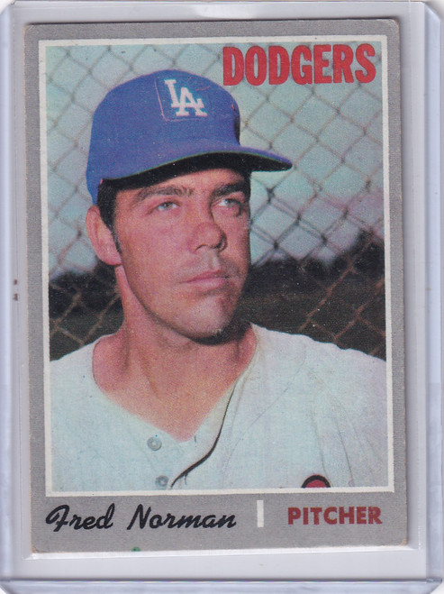 1970 Topps Baseball #427 Fred Norman - Los Angeles Dodgers