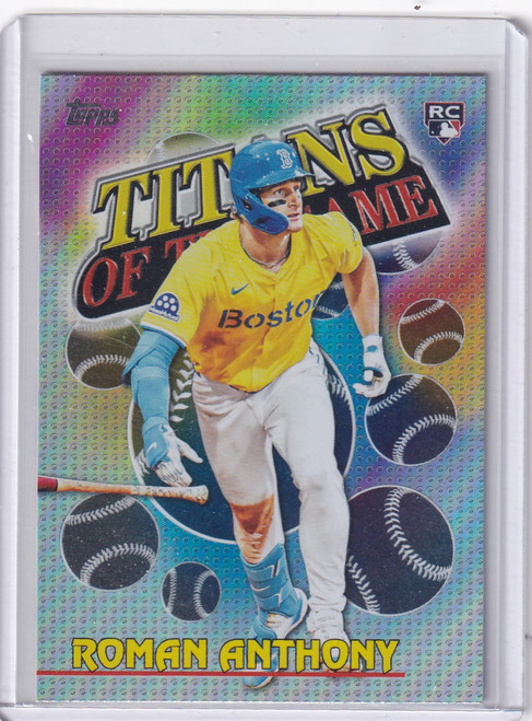 2026 Topps Series 1 Titans of the Game #TOG-9 Roman Anthony RC - Red Sox