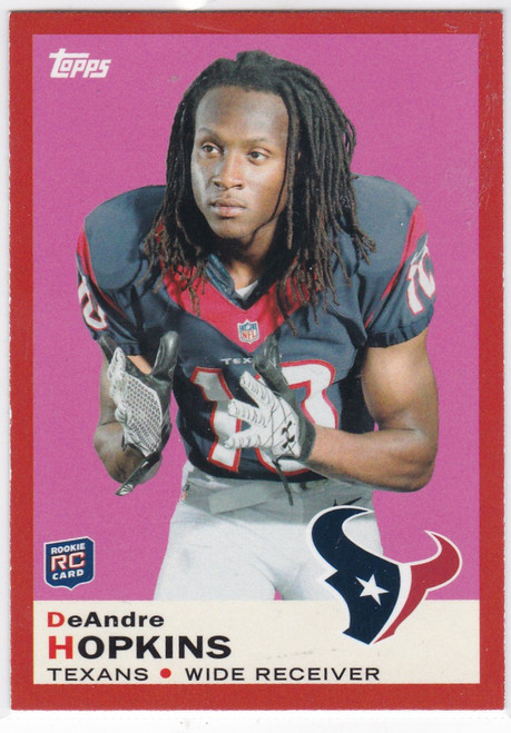 2013 Topps #12 DEANDRE HOPKINS RED RC Houston Texans