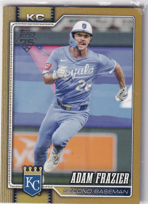 2026 TOPPS 75 #181 ADAM FRAIZER 1861/2026- KANSAS CITY ROYALS